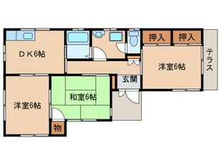 エレガンスハイツの物件間取画像